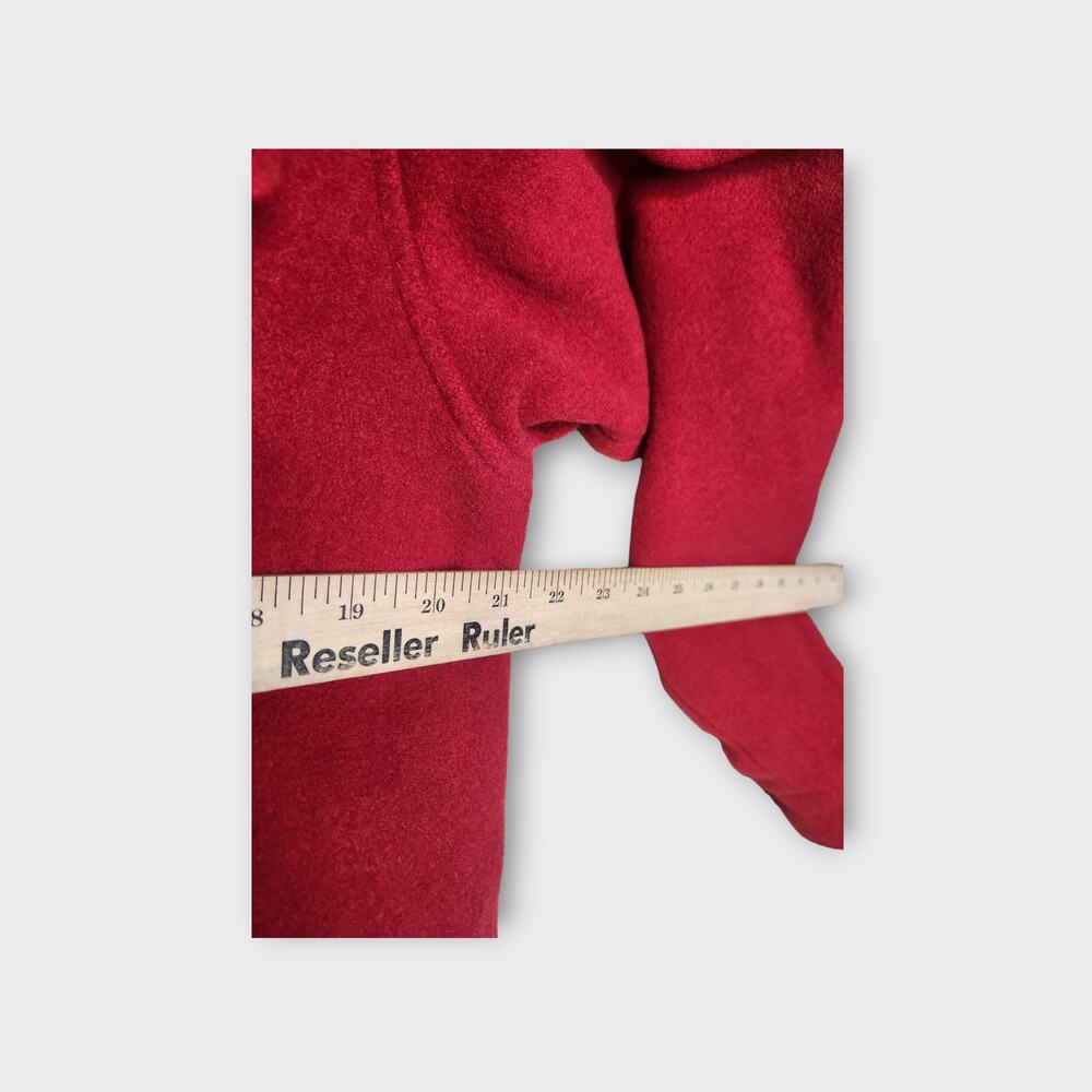 Anthropologie Red Coat with Leopard Collar - Picture 8 of 10